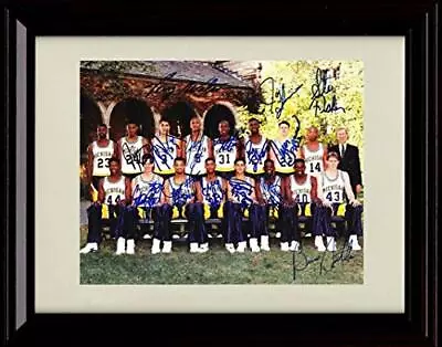 Framed 8x10 Fab Five - Michigan Wolverines - Autograph Replica Print • $49.99