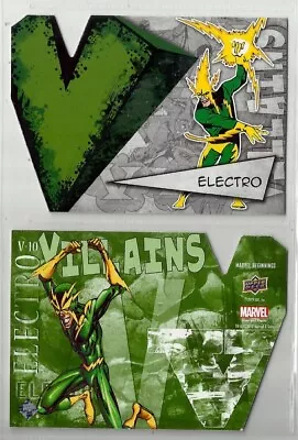 UD 2012 Marvel Beginnings: Series 3 VILLAINS  Chase Card  #V-10 ELECTRO • $1.99