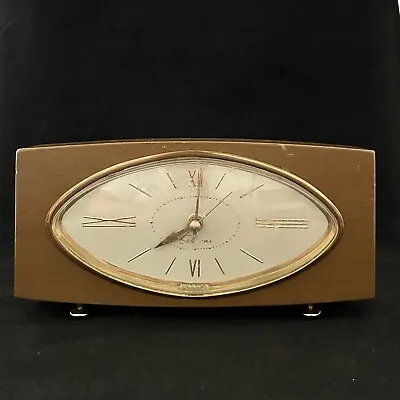 Vintage MCM SESSIONS Mantle Desk Clock 44022 Not Running For Parts Or Display • $7.99
