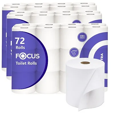 72 Toilet Rolls Quilted Tissue 3 & 2 Ply Toilet Paper Extra Soft Premium Quality • £25.99