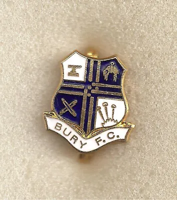 UK - BURY FC - Lot 17 - Vintage Enamel Badge - COFFER Brooch • £5.99