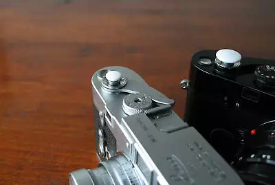 $12.50 • Buy White 10mm Convex Soft Release Button F/ Leica M3 MP M8 M9 Fuji X100 Nikon Canon