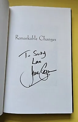 Jane Seymour : Remarkable Changes Autographed  / Signed Book James Bond 007 Girl • $25