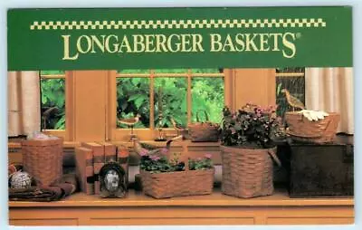 Advertising LONGABERGER BASKETS Zanesville Ohio OH  1990  Postcard • $5.93