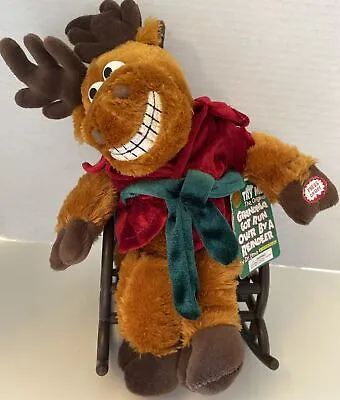 Vtg Orig Grandma Got Run Over By Reindeer Singing Plush Rocking Chair Dr Elmo • $29.99