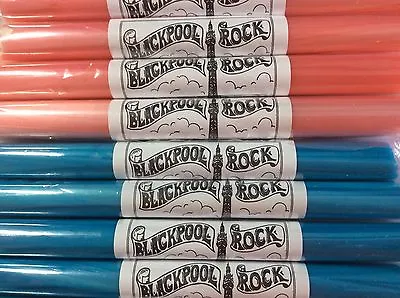 Gift Box Of 18 Sticks Of Blackpool Rock  9 Mint - 9 Spearmint Yummy Seaside Rock • £12