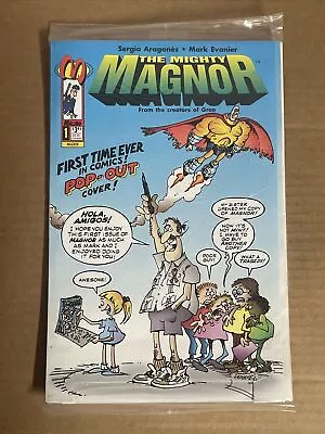 Mighty Magnor #1 Malibu Comics (1993) Sealed Pop Out Cover Sergio Aragonas • $3.99