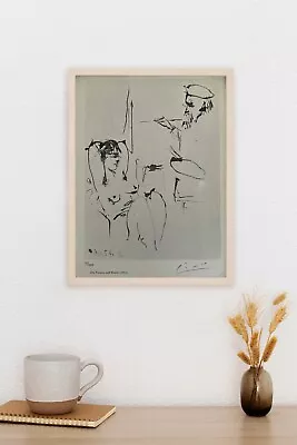 Pablo Picasso Original Print Hand Signed Litho With COA & Appraisal Of $3500 • $209