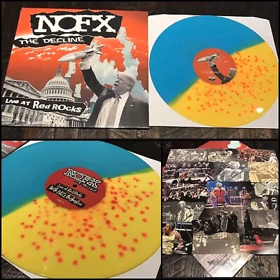 NOFX The Decline Live At Red Rocks LP Splatter Vinyl-bad Religion Pennywise Mxpx • $75