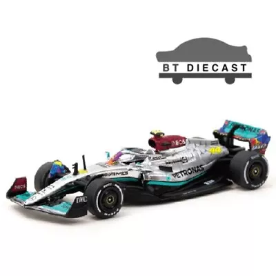 Tarmac Works Mercedes Amg F1 W13 Miami Gp 2022 1/64 Lewis Hamilton T64g-f044-lh2 • $17.99