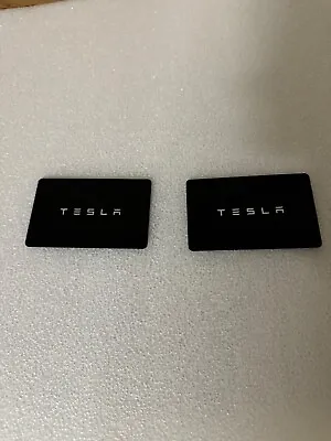 SET OF 2 Genuine OEM TESLA SMART KEY CARD Model S 3 X Y Original • $35