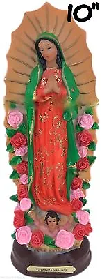 10”  Virgen De Guadalupe Our Lady Of Guadalupe Virgin Mary Statue 6453-10 • $29.99