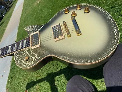 Gibson Custom Shop Les Paul Standard Gold Sparkle Roadshow - Toasted Marshmallow • $3995