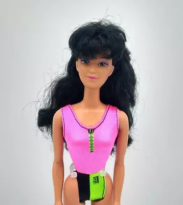 Barbie Doll Mattel Superstar Era 80s Beach Blast Miko Doll 1989 #3244 Asian Doll • $13.49