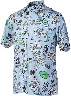 Wes And Willy Mens College Hawaiian Shirt Short Sleeve Button Up Vintage Floral • $63.99