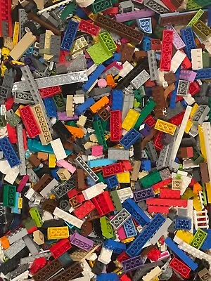 LEGO 1 Pound 🧱BUY 5 GET 1 FREE 🧱Bulk Pieces Lot Bricks Plates Dots And More • $12.97