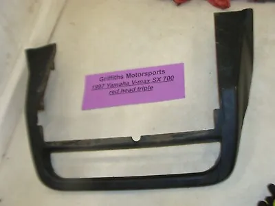 1997 YAMAHA VMAX SX 700 Red Head Triple Plastic Rear Trim Bumper Grab Bar Cover • $29