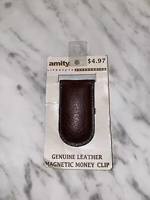 Amity Leather Magnetic Money Clip • $9.99