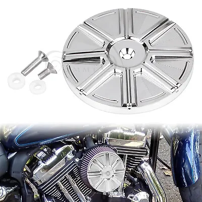 $45.98 • Buy Custom Replacement Chrome Billet Stage 1 Air Cleaner Outer Cover For Big Sucker