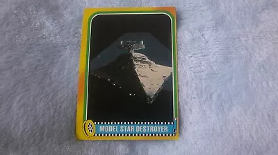 Model Star Destroyer 1980 Topps The Empire Strikes Back #351 • $1.25