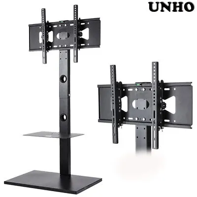 Floor TV Stand Bracket + Floating PS4 XBox Sky Box Mount For 32 - 65  LCD LED TV • £58.96