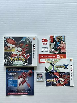 Pokemon Y Nintendo 3DS Complete Scizor Walmart Variant CIB • $79.99