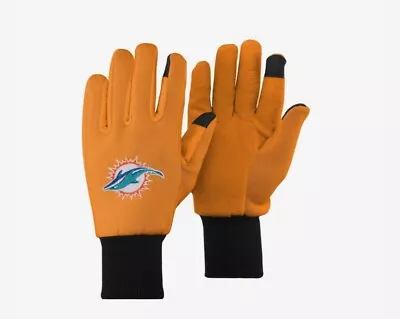 Miami Dolphins Texting Gloves NEW One Size Fits Most FOCO • $14.99