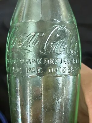 Vintage 1940s-50s SALINA KANS 6 Oz Embossed Coca-Cola Bottle Green Glass • $15.99