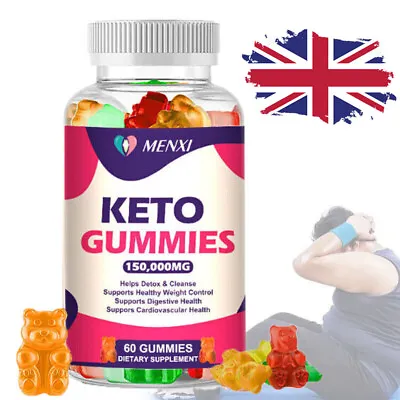 Keto Diet Gummies Fat Burn Carb Blocker Detox ACV Weight Loss Slimming Cleansing • £12.95