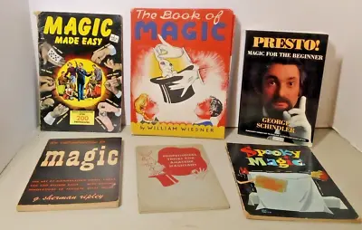 Lot Of Vintage Beginner's Magic Books #157 Plus Blackstone Magic Book Set (new) • $9.95