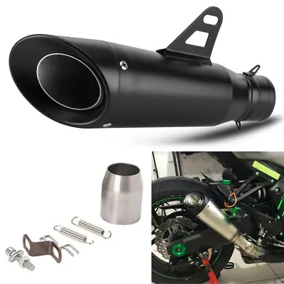 Motorcycle Slip-On Exhaust Muffler Tail Pipe For Honda CBR600F4i XR650L CBR250R • $42.49