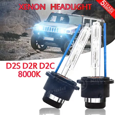 Set Of 2 8000K D2S D2R D2C HID Xenon Bulbs 35W Factory Headlight HID Replacement • $10.99