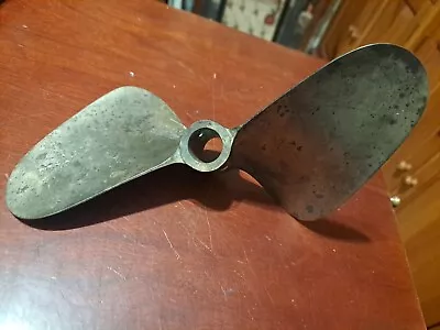 Vintage Johnson Oakland  2 Blade  Brass Propeller  • $69.95