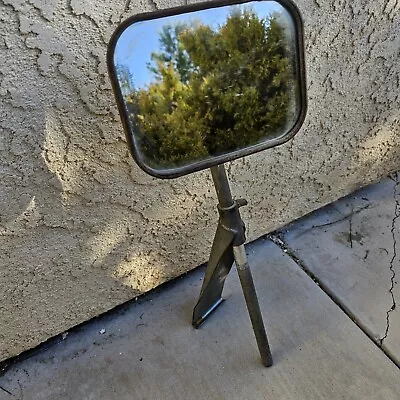 Vintage 5.5  X 7.5  Truck Mirror With  Long Leg Mounts • $39.15