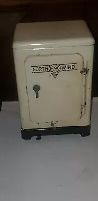 Vintage Marx North Wind Metal Dollhouse Doll Toy Refrigerator Ice Box Fridge • $64.99