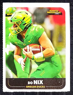 BO NIX 2023 Rare Rookie Card OREGON DUCKS Football SI For KIDS *Error Card* READ • $1.95