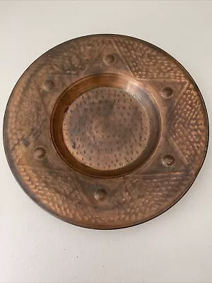 Vintage Arts & Crafts Arrow Metal New York Hammered Copper Tray Hand Crafted • $44.10