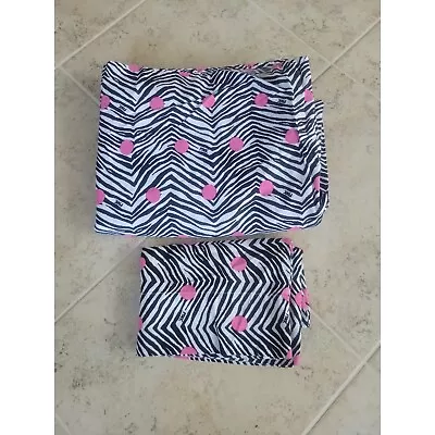 Victoria's Secret Pink Brand Zebra Twin Bed Set • $75