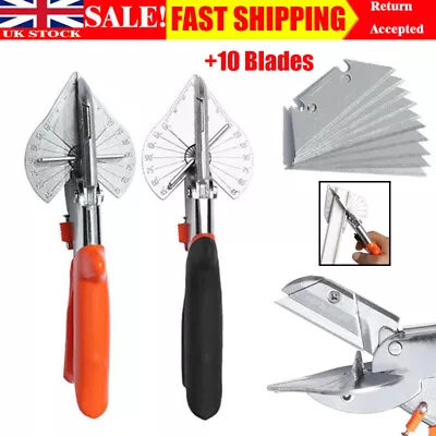 Multi Angle Cutter Shear Mitre Shears Gasket Cutter Trim Bead Snips Steel Blades • £12.34