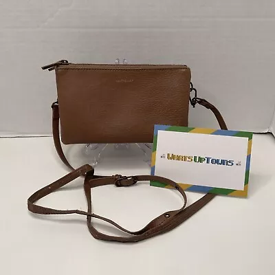 Matt & Nat Triplet Loom Vegan Leather Crossbody Bag - Tan • $25.75