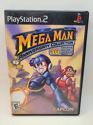 Mega Man Anniversary Collection [PlayStation 2 PS2 10 Classic Titles Games] • $12.68