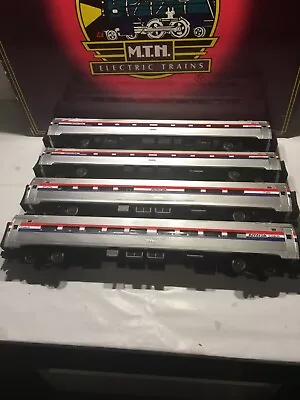 Mth Amtrak Amfleet 4 Car Passenger Set #20-6519 • $225