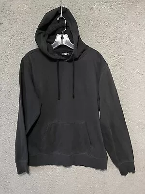 North Face Hoodie Mens Black Sweater Size Medium Adult Cotton Blend • $15.99