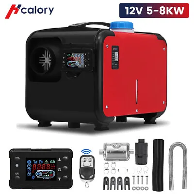 $178.79 • Buy Hcalory 12V 5KW-8KW Portable Diesel Air Parking Heater For Car Boat Caravan RV