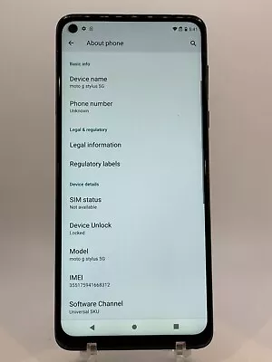 Motorola G Sylus 5G - Green - (Metro) -Smartphone - READ DESCRIPTION!!! • $19.99