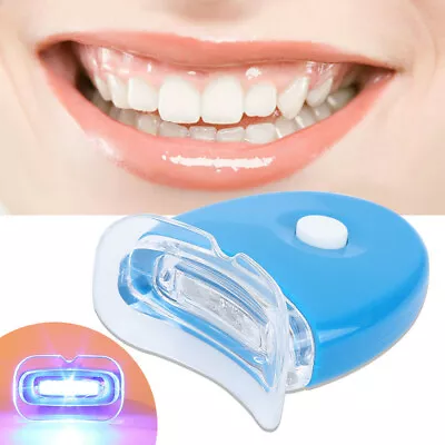$9.99 • Buy LED Light Teeth Whitening Tooth Gel Whitener Health Oral Care New Tools