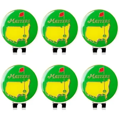6pcs / Lot New America Map Golf Ball Marker & Magnet Cap Clip 30mm • $13.80