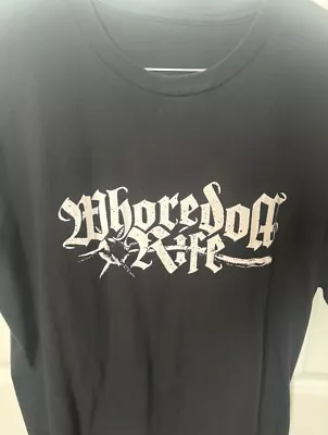 Whoredom Rife 4 XL Shirts Lot Mare Nidrosian Terratur Tail Ritual Metal Black • $23.66