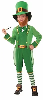 $27.95 • Buy Lil Leprechaun Child Costume Jacket St Patricks Day Hat Vest Green New Small 4-6