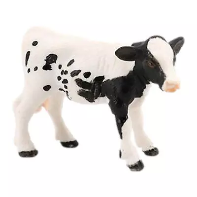 Realistic Holstein Calf Model Calf Statue Cow Toys Educational Learning Toy Kids • $8.44